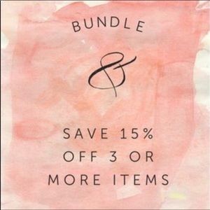 15% off 3 or more items!